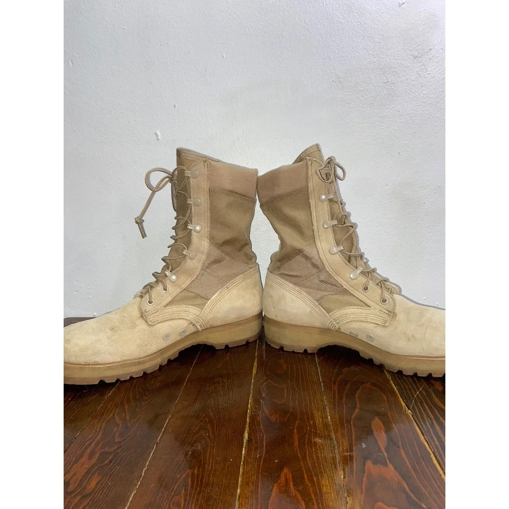 USGI Rocky 789 Desert Tan Suede Military Combat Tactical Boots Vibram Sierra 10N